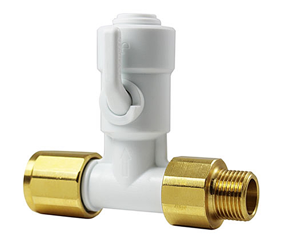 (image for) John Guest ASV10 Angle Stop Valve 1/2" Male BSP